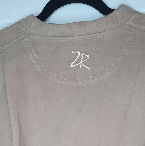 Zero Restriction Vintage Microsuede Suede Golfing Vest Tan Mens Sz XL Old Money - Picture 4 of 6